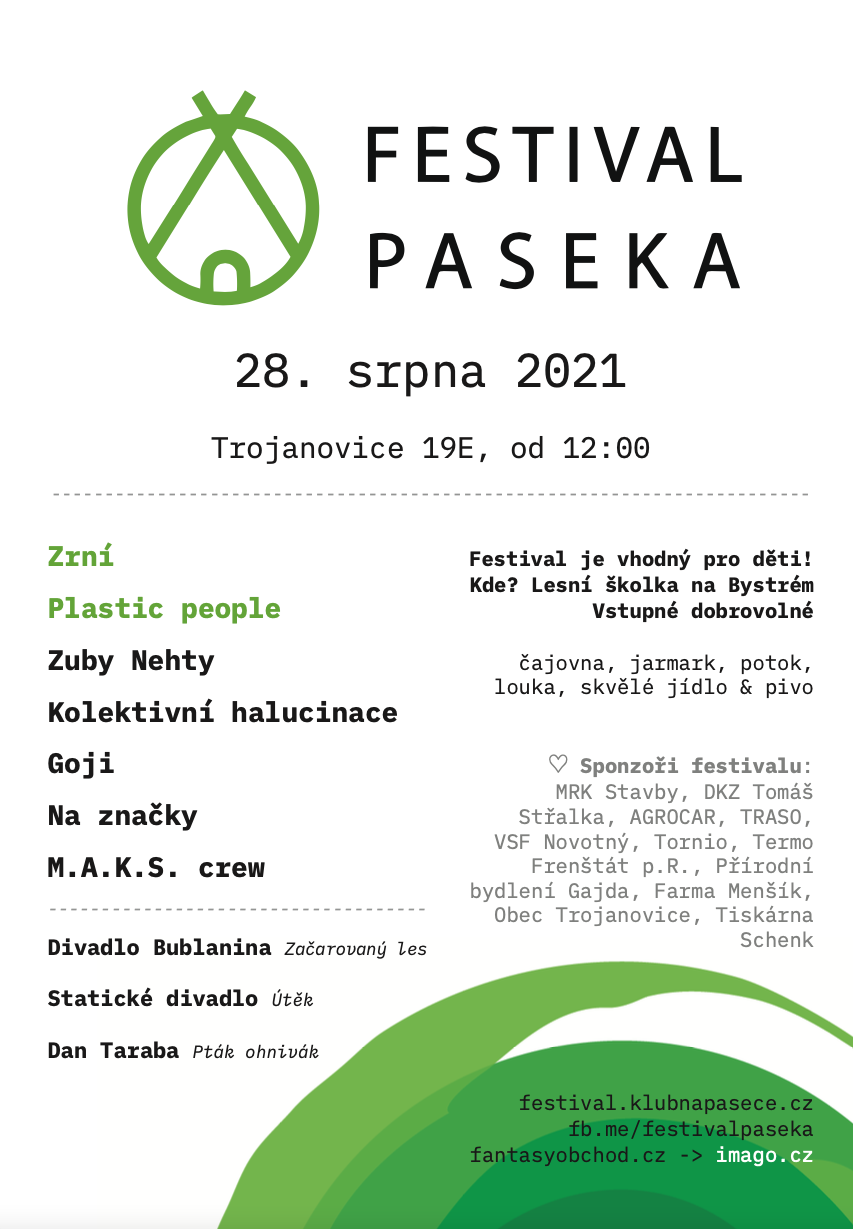 Plakát Festival Paseka 2021