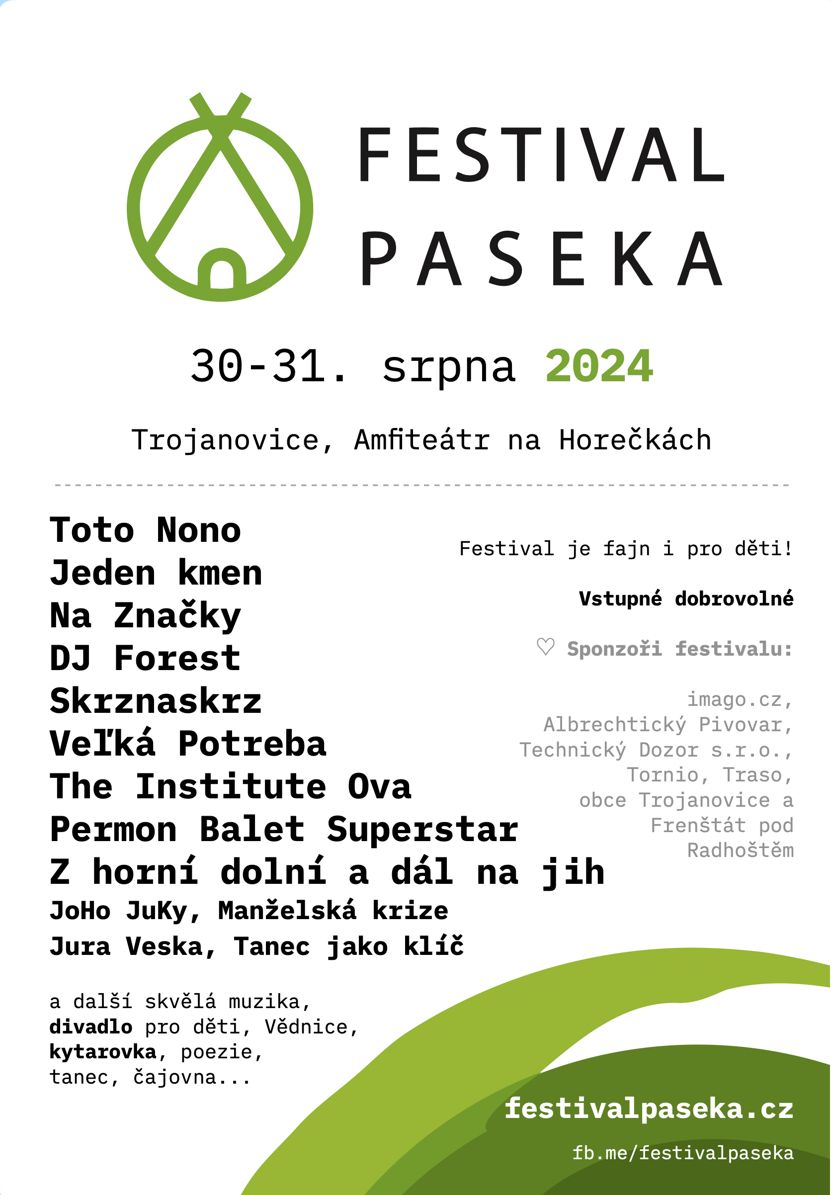 Plakát Festival Paseka 2024